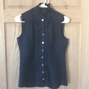 Banana Republic 100% silk sleeveless top